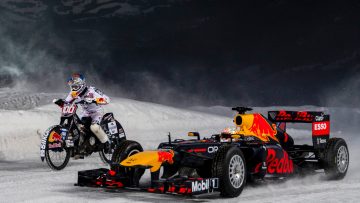 Verstappen doet onwaarschijnlijke dingen in de sneeuw - terugblik
