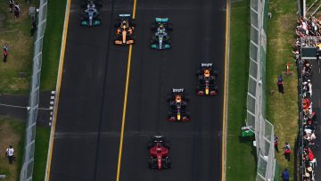 Aangepaste startopstelling GP Australië 2023 door verplichte pitlane-starts