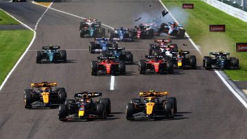 Nieuwe WK-stand na GP Japan: Verstappen op randje wereldtitel, Perez slaat modderfiguur