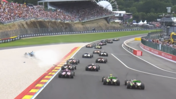 Multiple F2 title contenders collide in first lap chaos