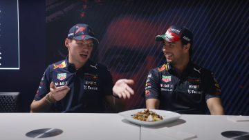 Video: Verstappen joins Perez in tasting Mexican foods