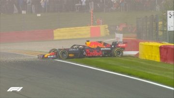 Verstappen tops the times for Red Bull despite late practice crash