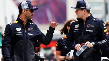 Daniel Ricciardo handed striking Max Verstappen team-mate honour