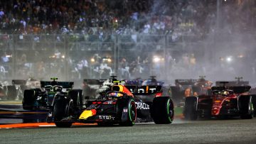 WK-stand na knotsgekke Formule 1 GP van Singapore 2022