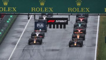 Startopstelling Formule 1 Grand Prix van Oostenrijk 2023