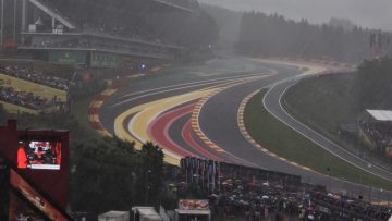 Weergoden drukken stempel op Formule 1 GP België