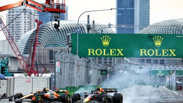 Start time of qualifying for the 2024 F1 Singapore GP today