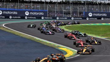 Start time of 2025 F1 Brazilian GP from Sao Paulo today