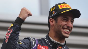 Daniel Ricciardo takes surprise win after nightmare Mercedes collision