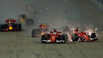 Verstappen het beleg op de Ferrari sandwich, gerechtigheid voor Vettel