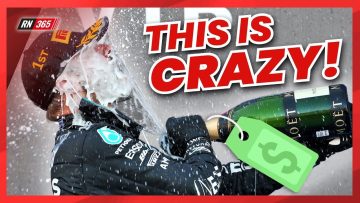 How expensive is champagne in F1?