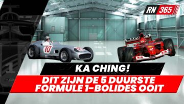 Video: Dit zijn de 5 duurste Formule 1-bolides ooit!