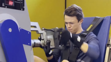Verstappen training