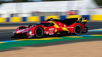 Startopstelling voor de 24 uur van Le Mans 2023