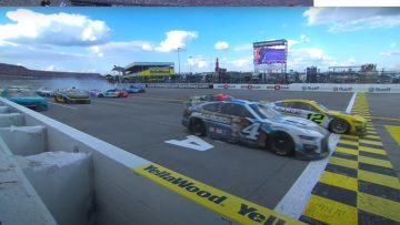 Video: NASCAR-race eindigt met fotofinish én grote ravage