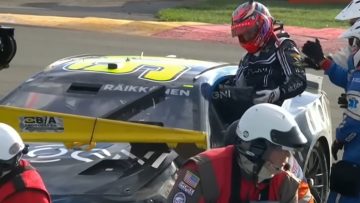 Video: Sterk NASCAR-debuut Raikkonen eindigt in tranen