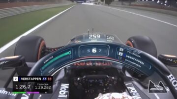 Onboard video: Verstappen sets fastest lap during F1 winter testing