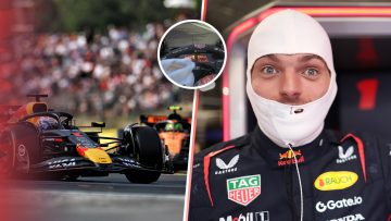 Verstappen werpt letterlijk handdoek in Hongarije