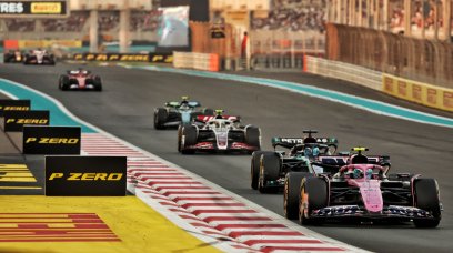 F1 race start