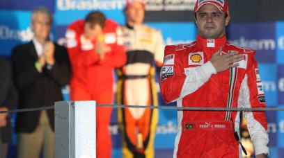 Massa 2008 Brazil Podium