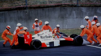Senna Prost Japan 1989