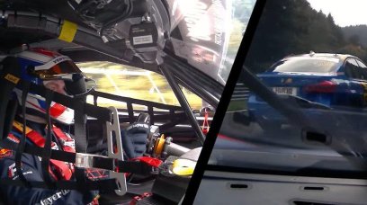 Verstappen qualifying onboard almost crash screenshot