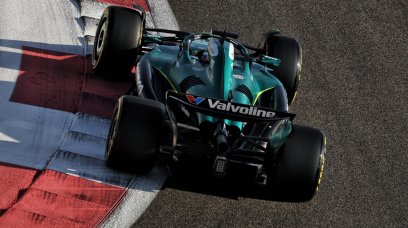 Aston Martin Abu Dhabi test 2025