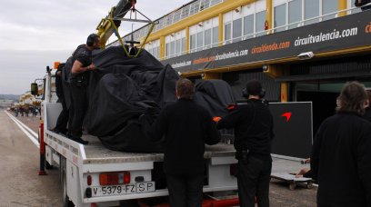 Alonso tech failure valencia test 2007