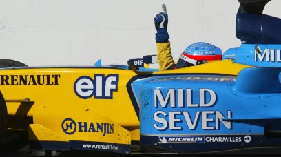 Alonso Hungary win 2003