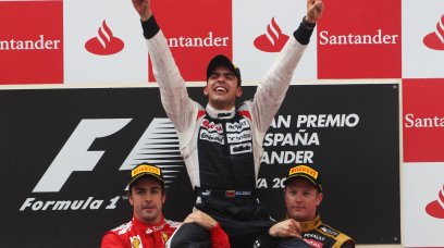 Maldonado Alonso Raikkonen Spain 2012