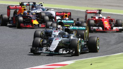 Rosberg Hamilton Spain 2016