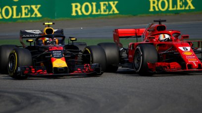 Verstappen Vettel China 2018