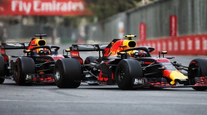 Ricciardo Verstappen baku 2018