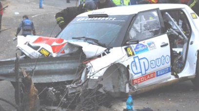 Kubica crash rally screenshot