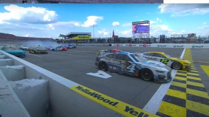 Nascar crash talladega photo finish screenshot