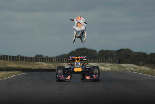 BMX over Red Bull