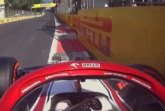 Giovinazzi crash screen