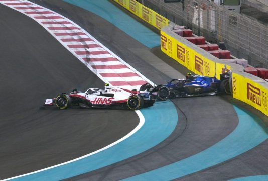 Schumacher Latifi crash Abu Dhabi