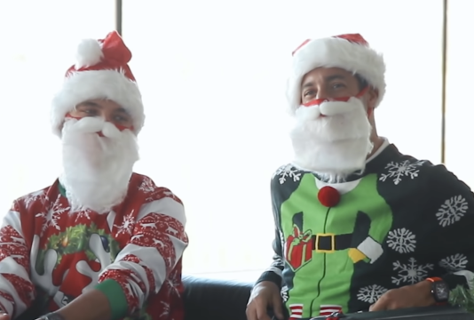 Norris Ricciardo Christmas challenge