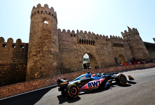 Ocon Alpine Baku Azerbaijan GP FP1
