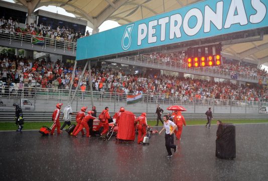 Red lights on grid Malaysia 2009