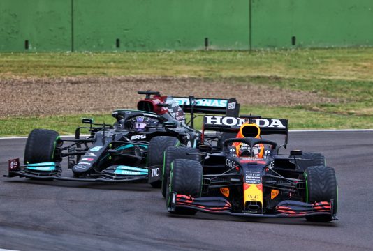 Verstappen Hamilton Imola 2021