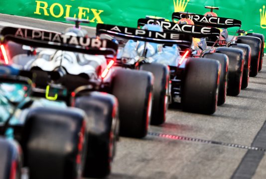 Baku pitlane
