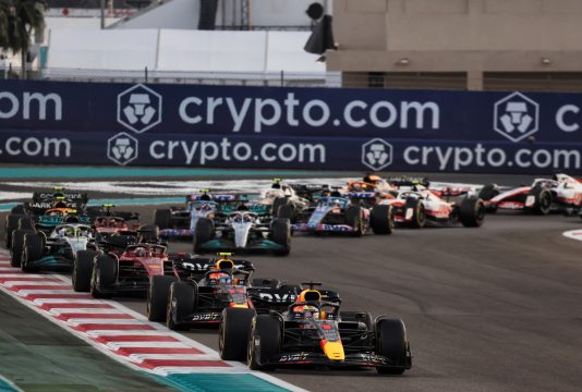 f1 race start time sunday Abu Dhabi GP