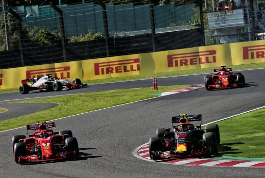 Verstappen Raikkonen Japan 2018