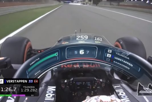 Snelste ronde verstappen