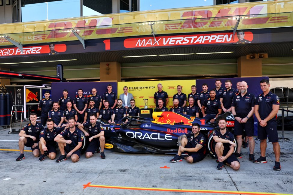 F1 Pitstop DHL Fastest Pit Stop Award 2022 Red Bull Racing
