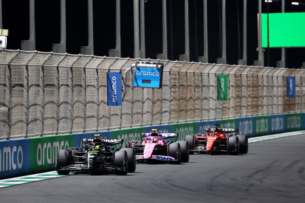 F1 Saudi Arabia 2023 wall muur