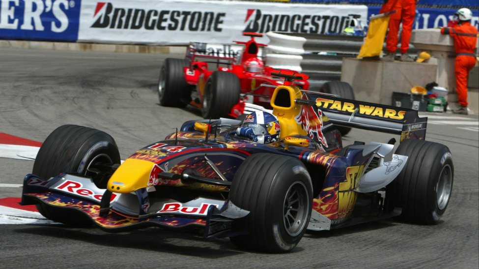 De Superman RB1, bestuurd door David Coulthard