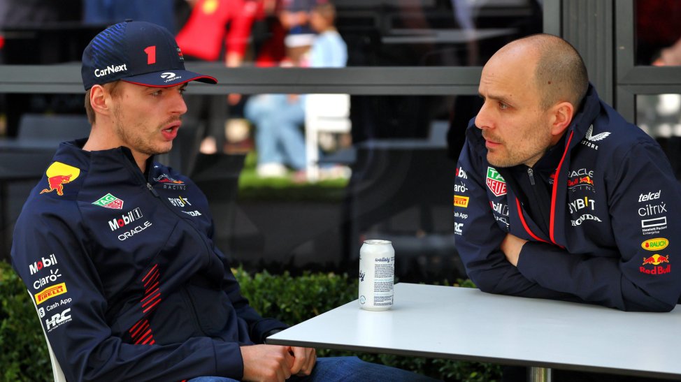 Max Verstappen and his engineer Gianpiero Lambiase